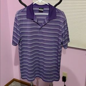 Purple Nike Dri Fit Polo